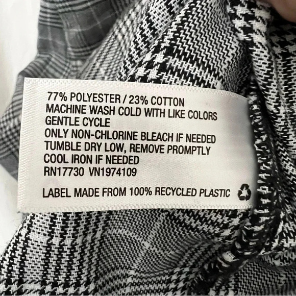 Faux Corset Houndstooth Dress Dark Academia Preppy Y2K Grunge 90’s - Picture 9 of 9